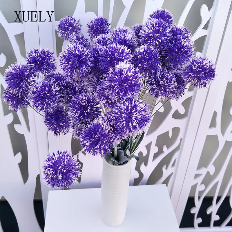 Bouquet de pissenlits artificiels pour la décoration intérieure