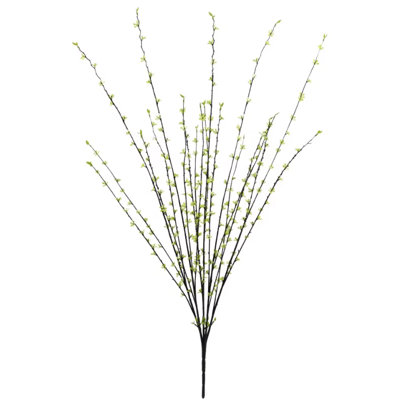 3 pièces de bourgeons de saule artificiels en soie