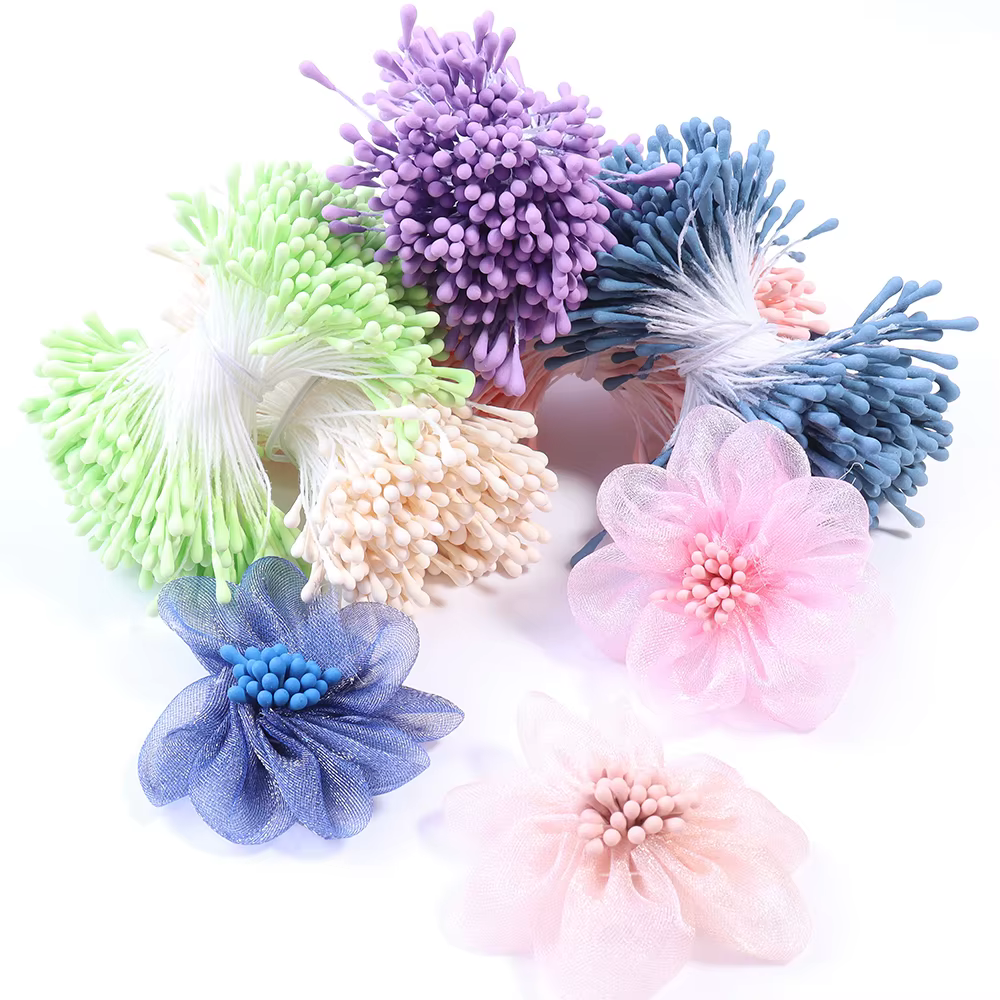 400/800 pièces fleurs étamine 57mm bricolage
