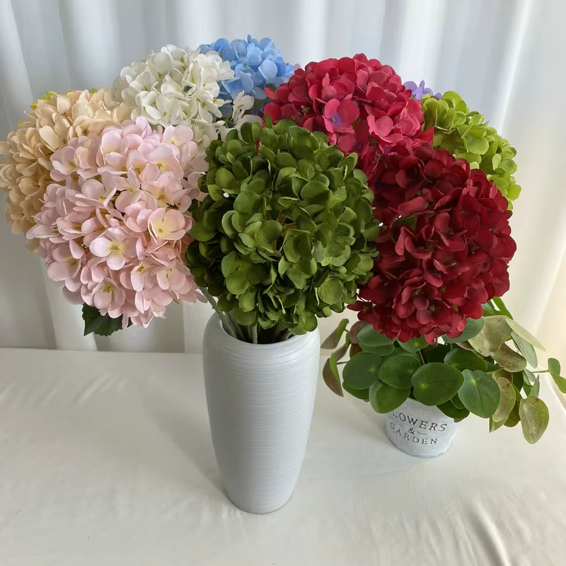 Macrophylla d'hortensia simulé unique