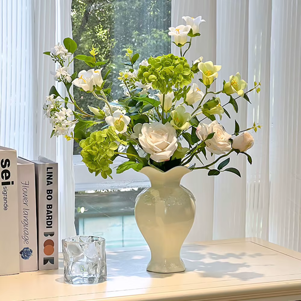 Vase à fleurs en céramique pour mariage