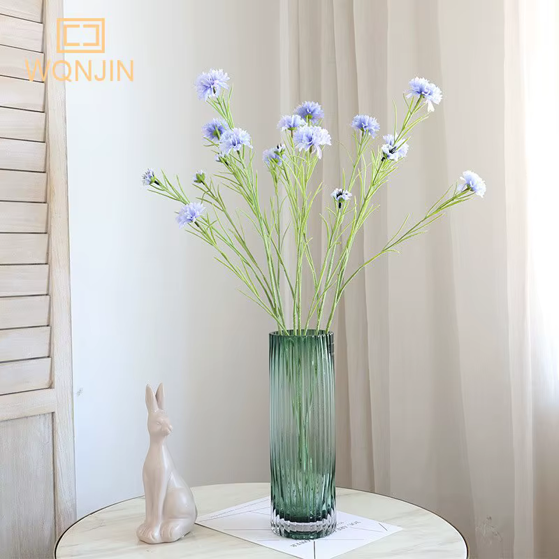 1 pièces nordique bleu longue branche étoilé bleuet soie fleurs artificielles maison fête de mariage décoration Flore