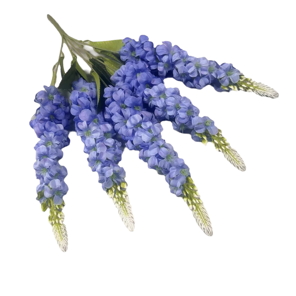 5 tiges de fleurs artificielles de jacinthe