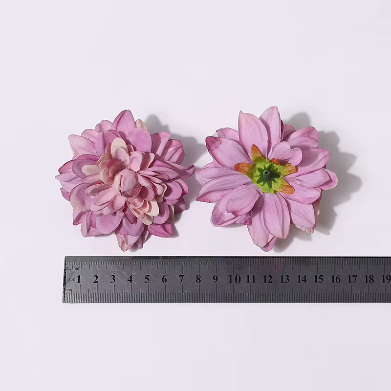 Têtes de fleurs de dahlia artificielles