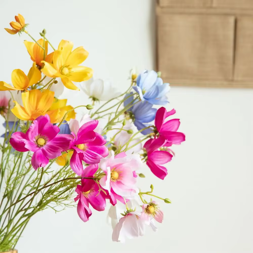 Branche de fleurs artificielles Cosmos Gesang