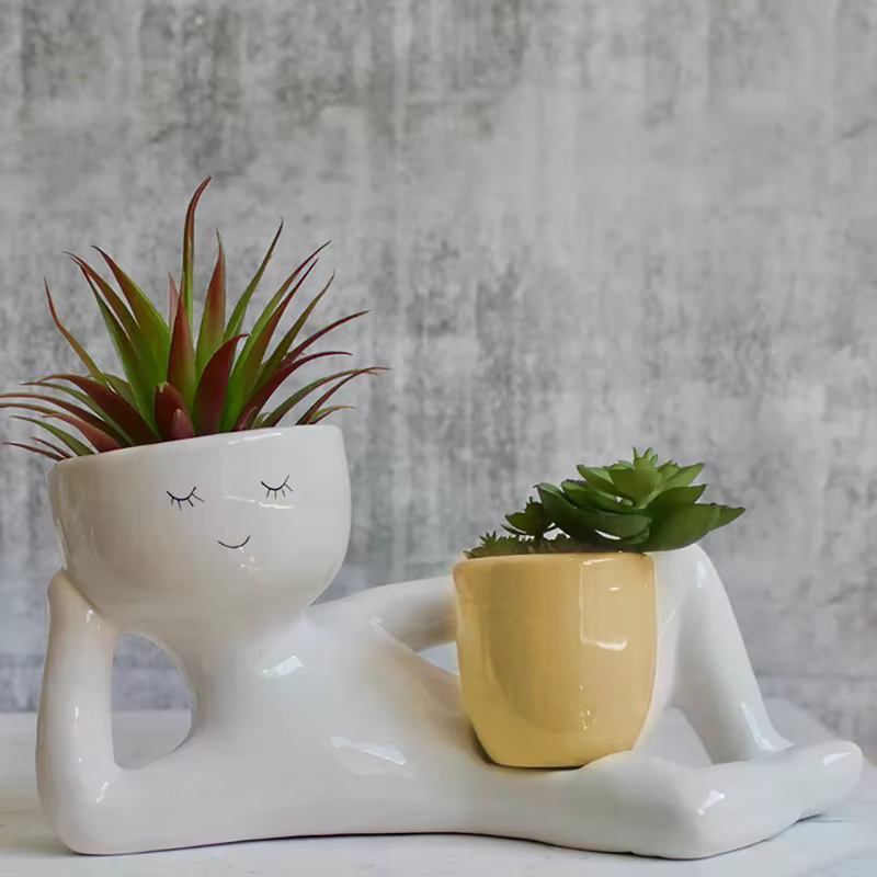 Pots de jardinières paresseux pour plantes d'intérieur