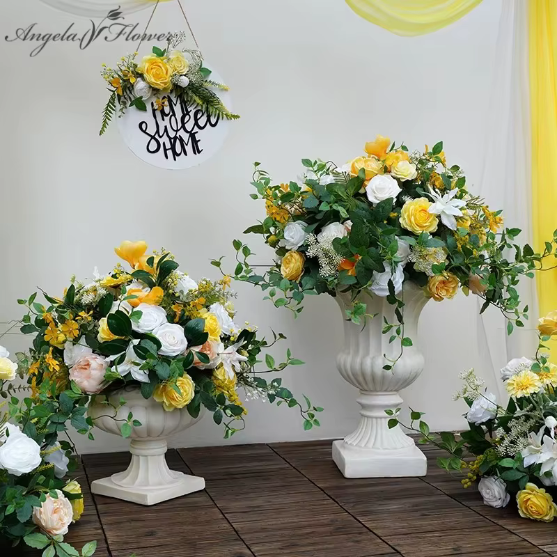 Boules de fleurs vertes