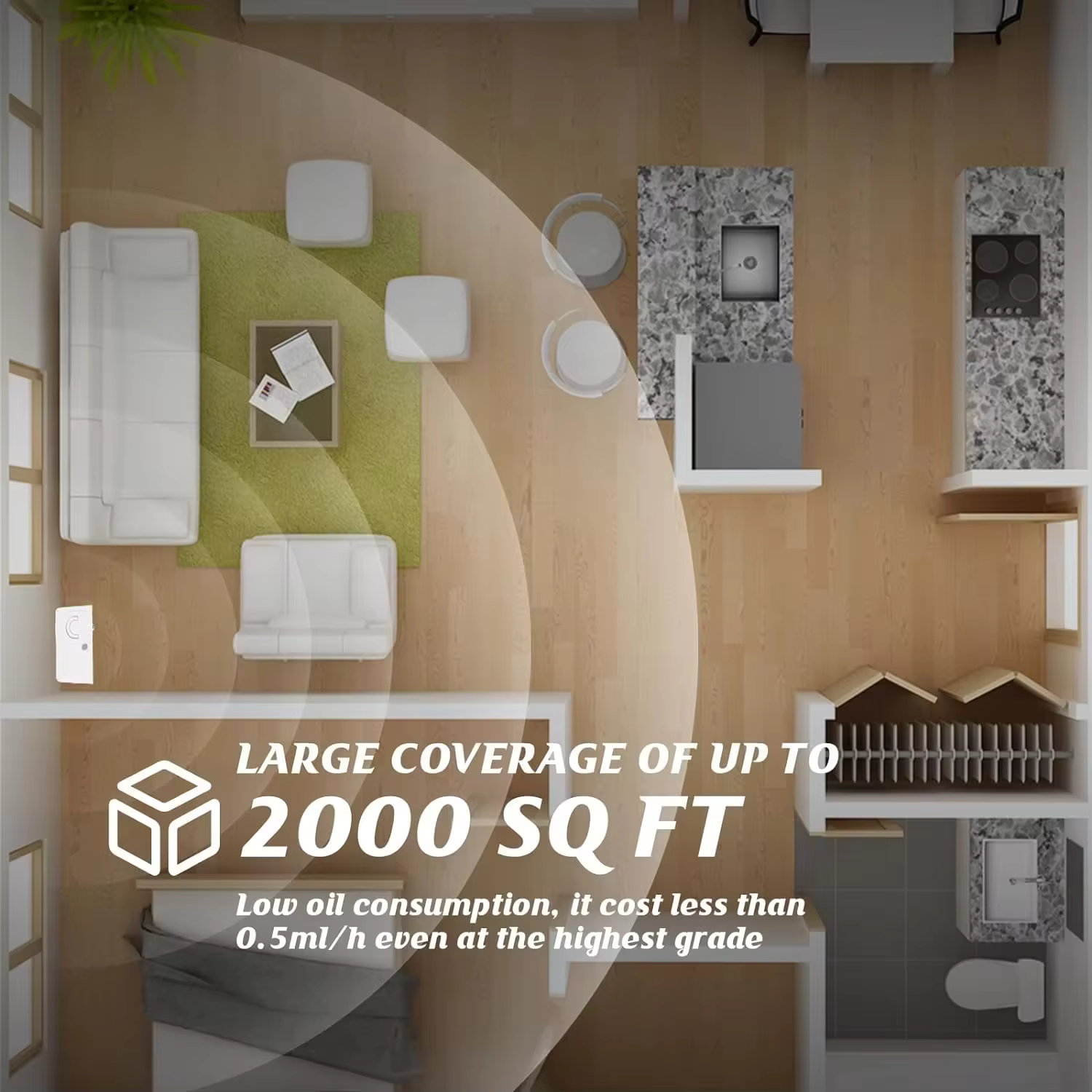 Diffuseur d'arôme intelligent Bluetooth