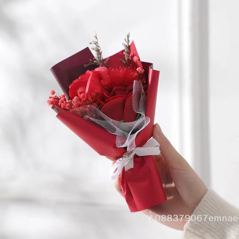ZYAS]Bouquet de fleurs artificielles miniatures en savon