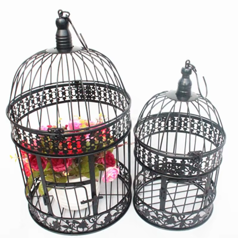 Cage à oiseaux en fer de style européen