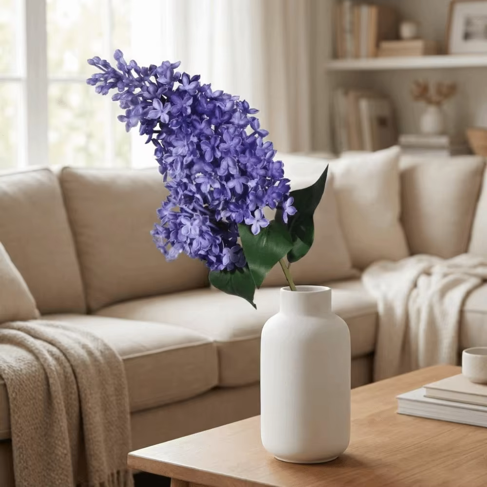 Branche de lilas artificielle réaliste