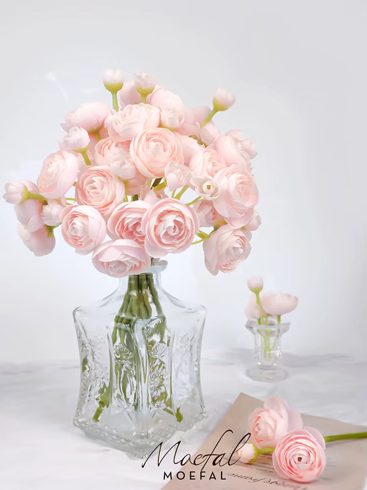 Bouquet de fleurs artificielles Ranunculus