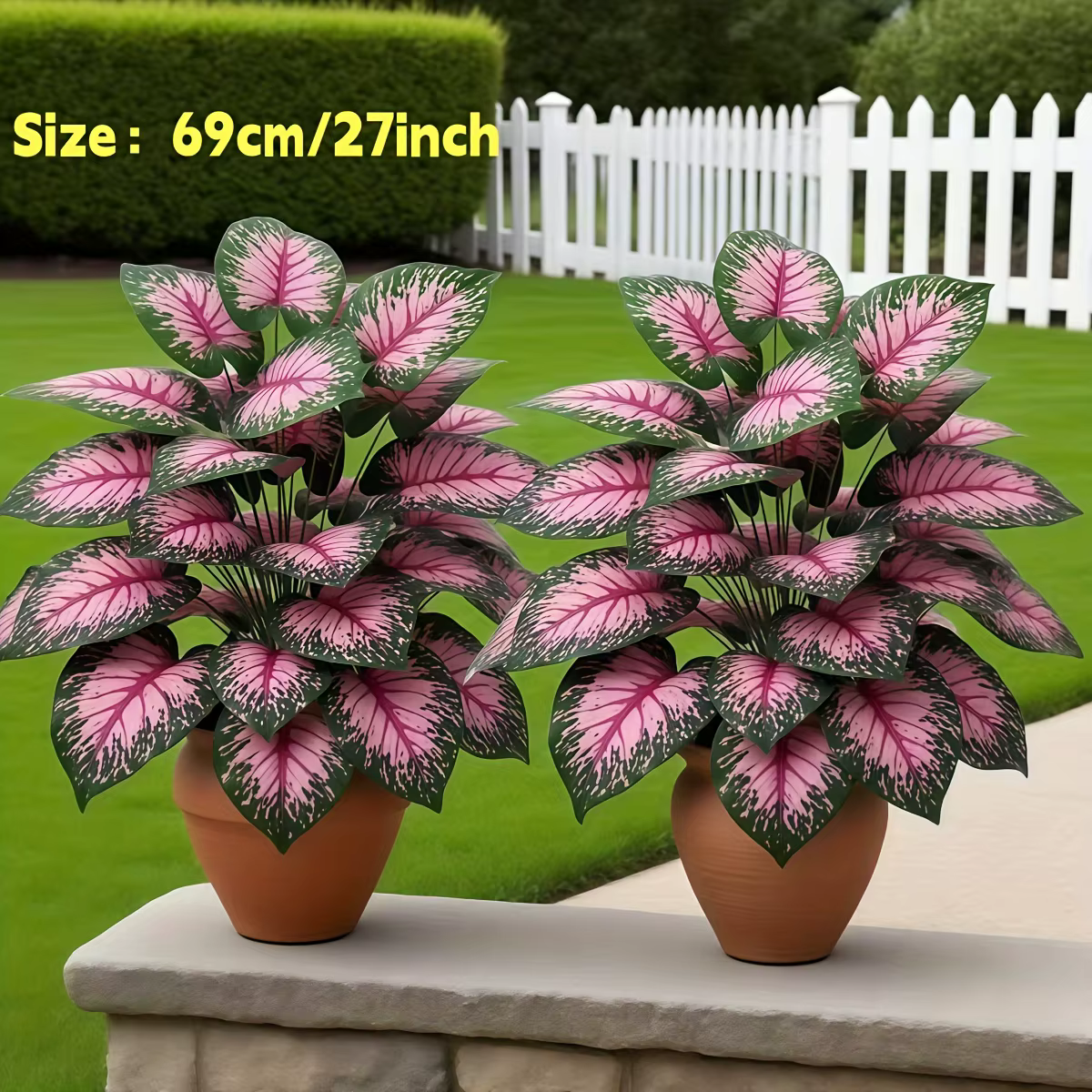 Palmiers paon rose, plantes artificielles décoratives de Style nordique