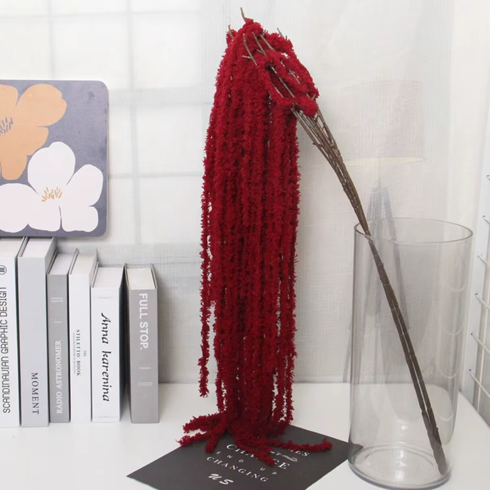 Plante suspendue artificielle multicolore Amaranthus