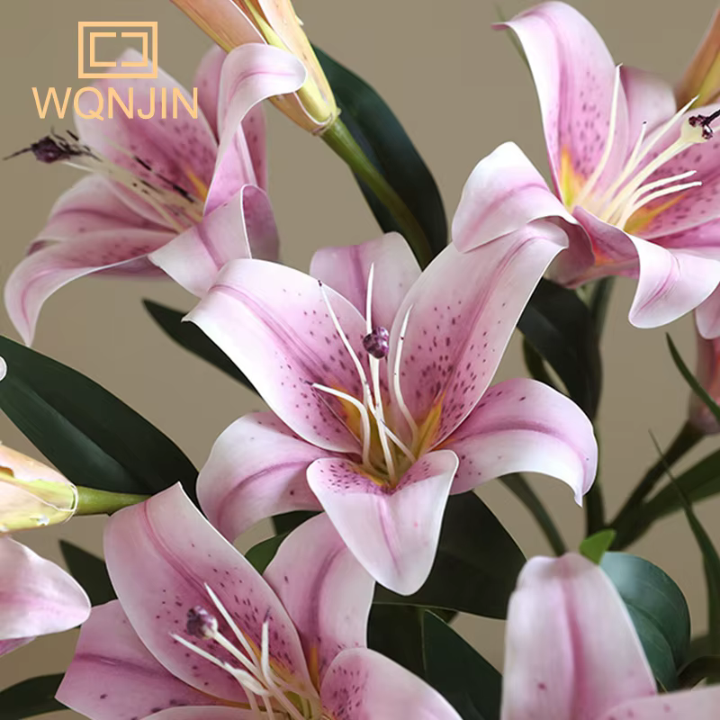 Fleur de simulation de lys en PVC