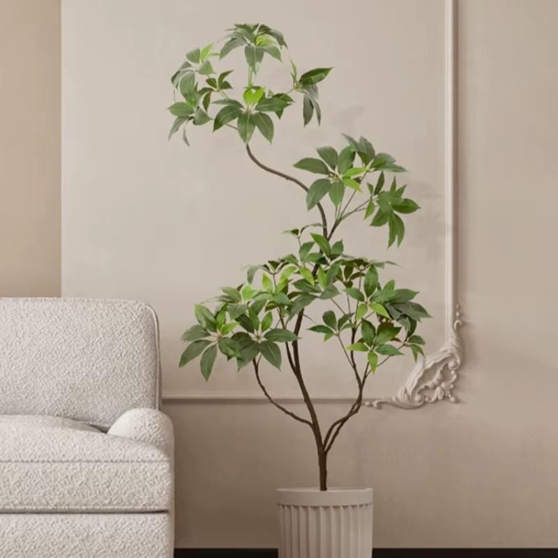 Grande Plante Artificielle d'eucalyptus Banyan