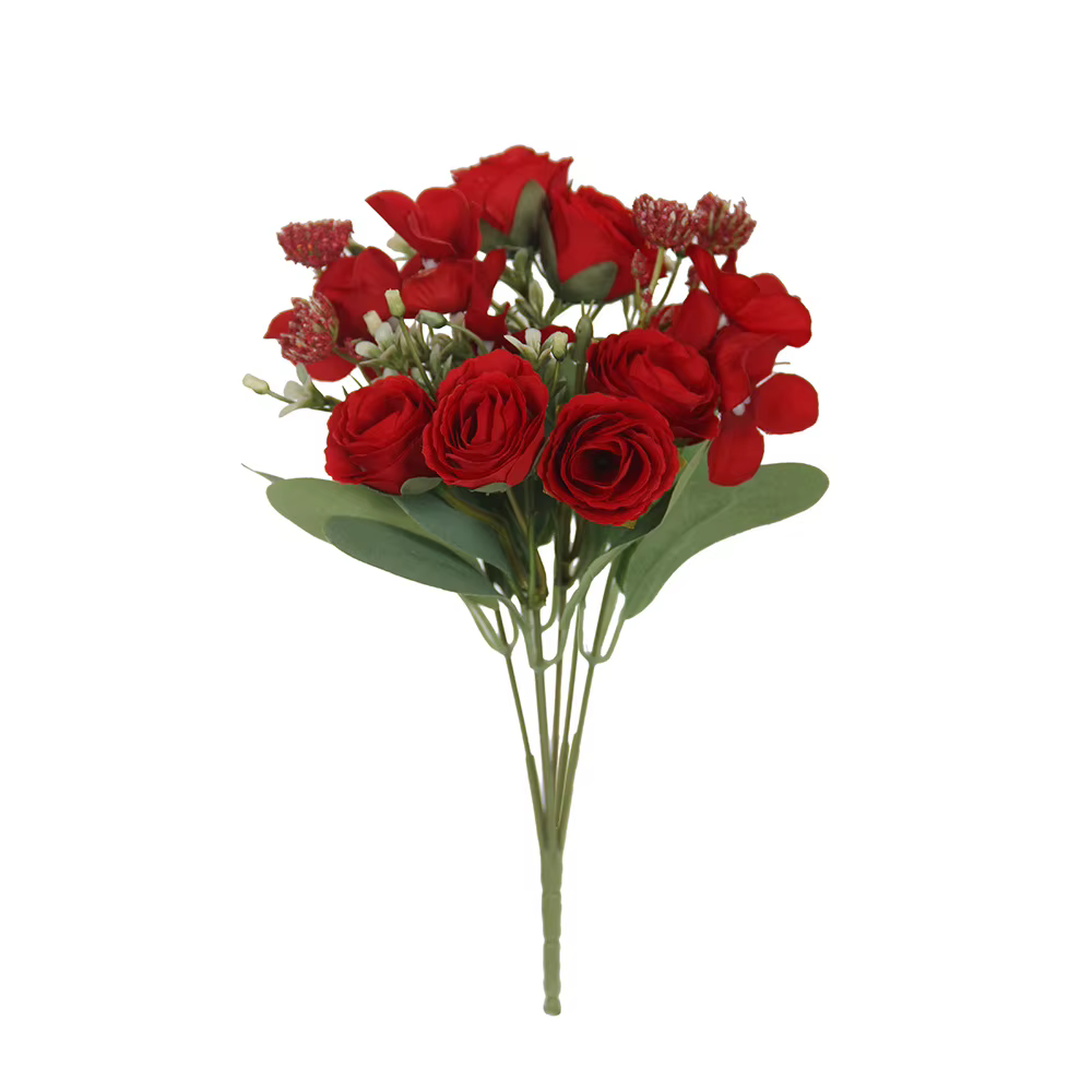 5 fourchettes plante verte artificielle Arrangement floral Tiffany Rose mariage décoration de la maison aménagement