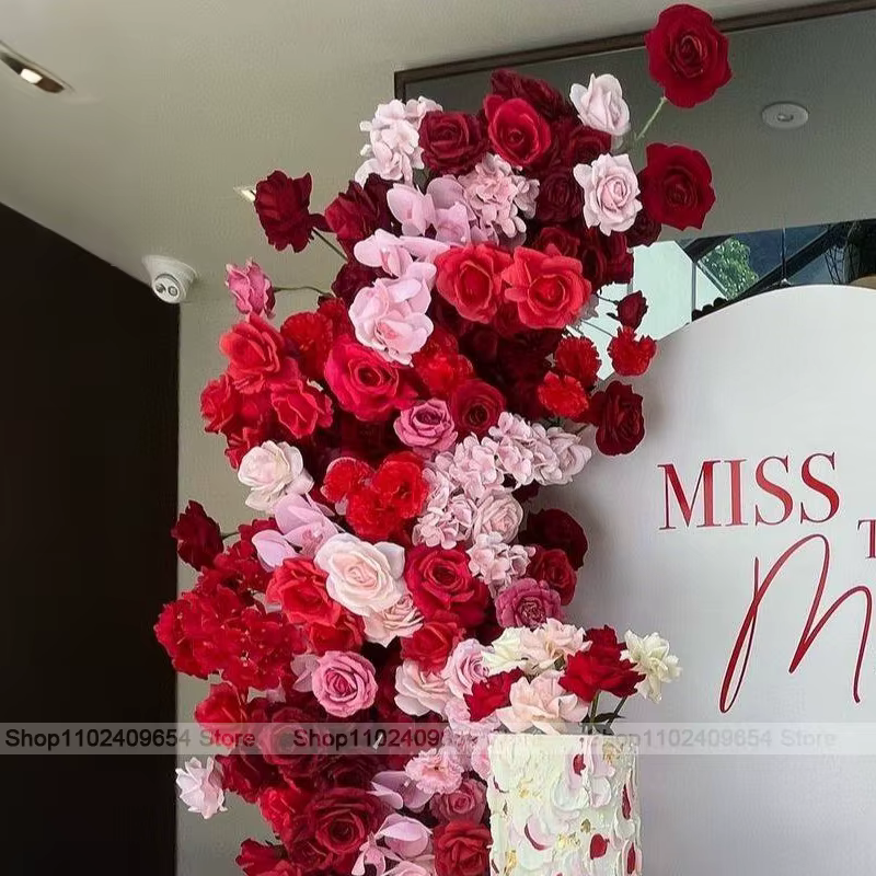 Idées de décorations de mariage en rose bordeaux