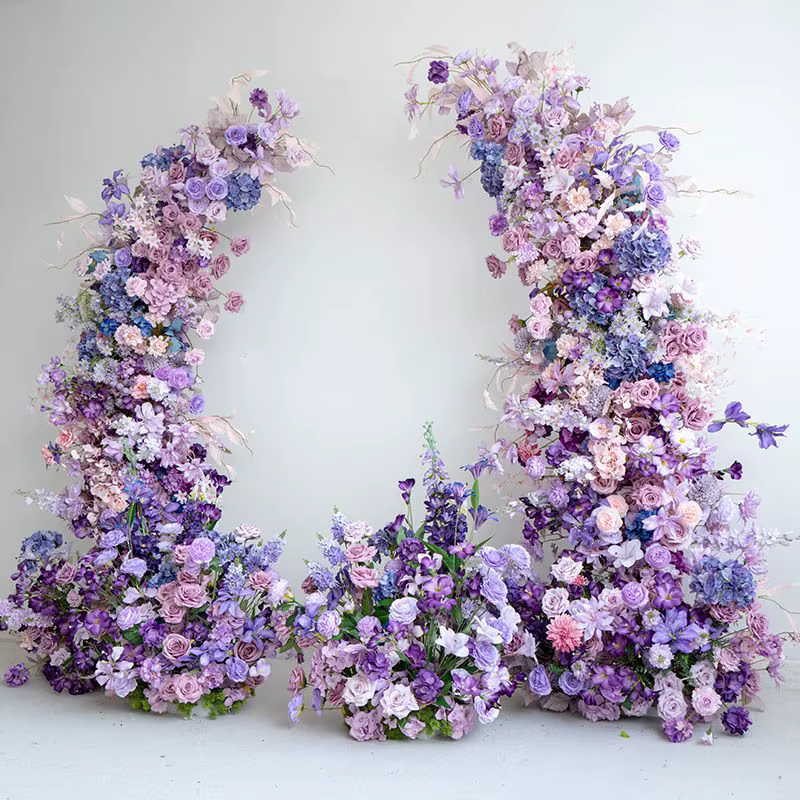 Décoration florale de luxe 5D pour mariage