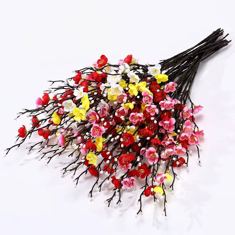 Simulation de fleurs en soie