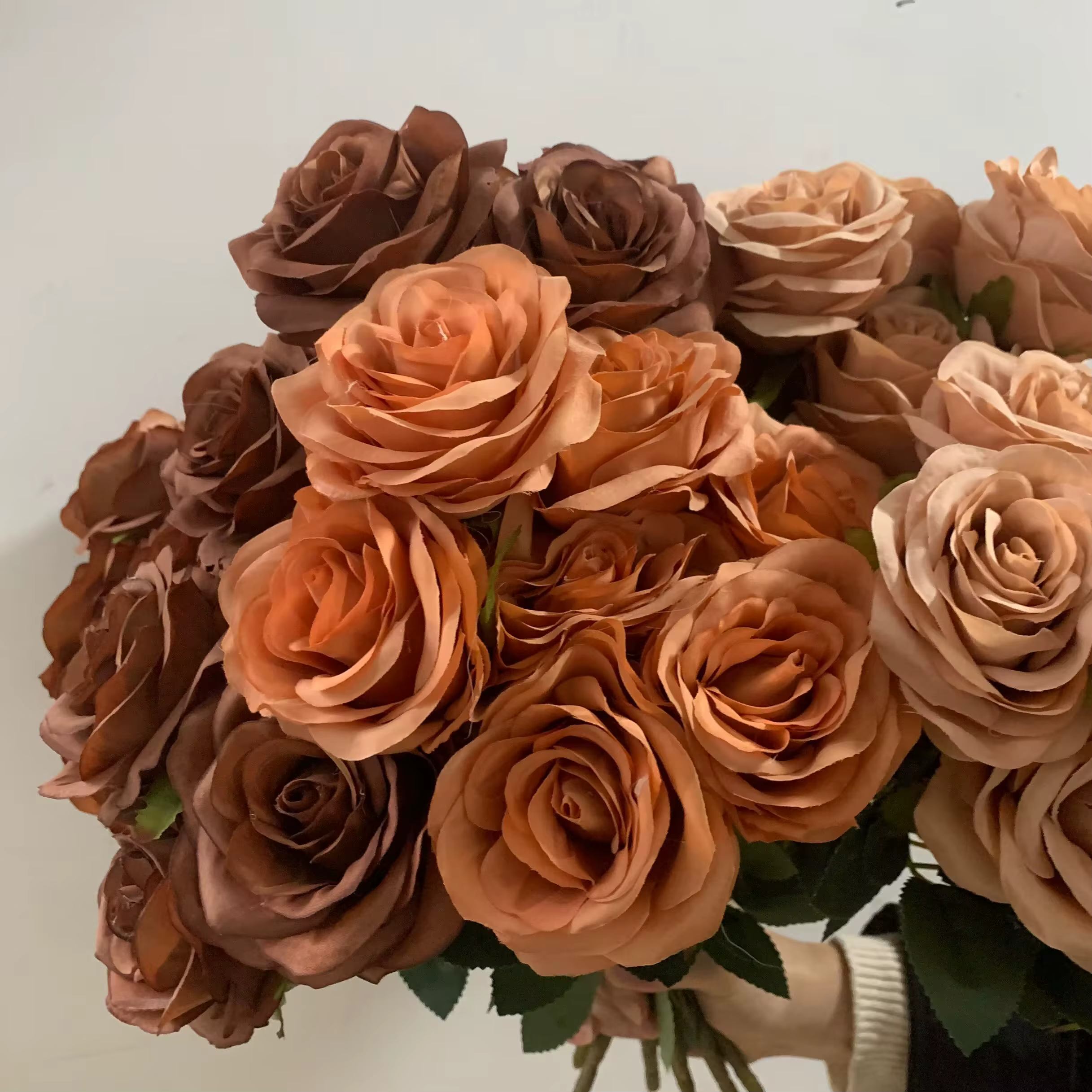 Bouquet de Roses artificielles à 9 têtes