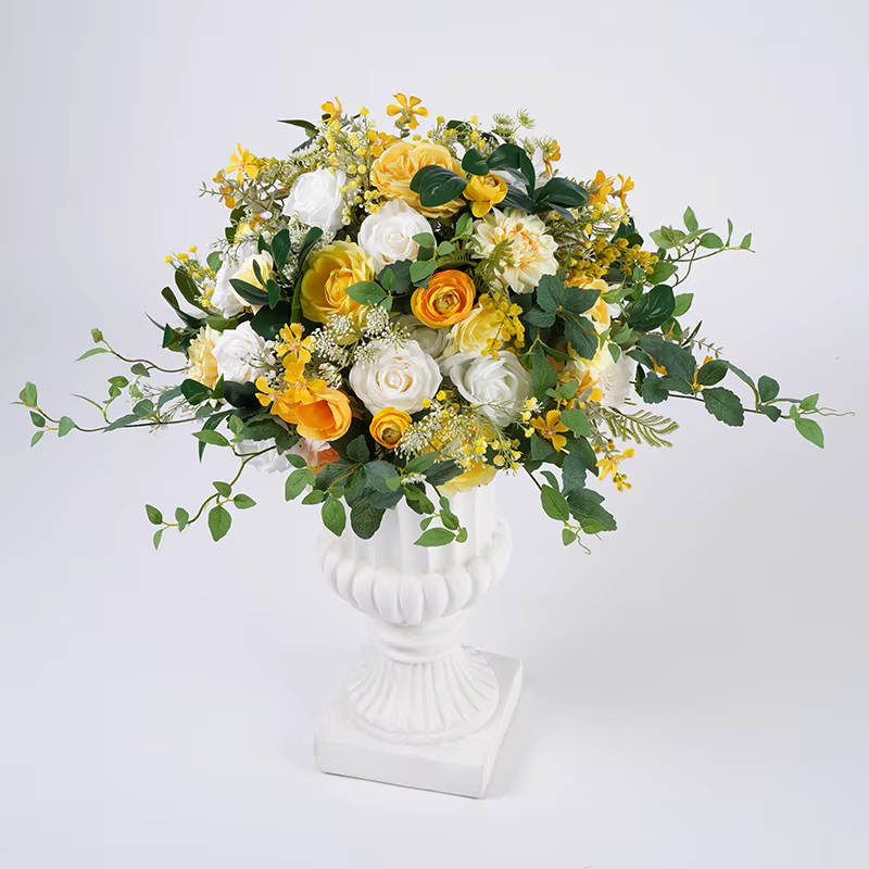 Boules de fleurs vertes