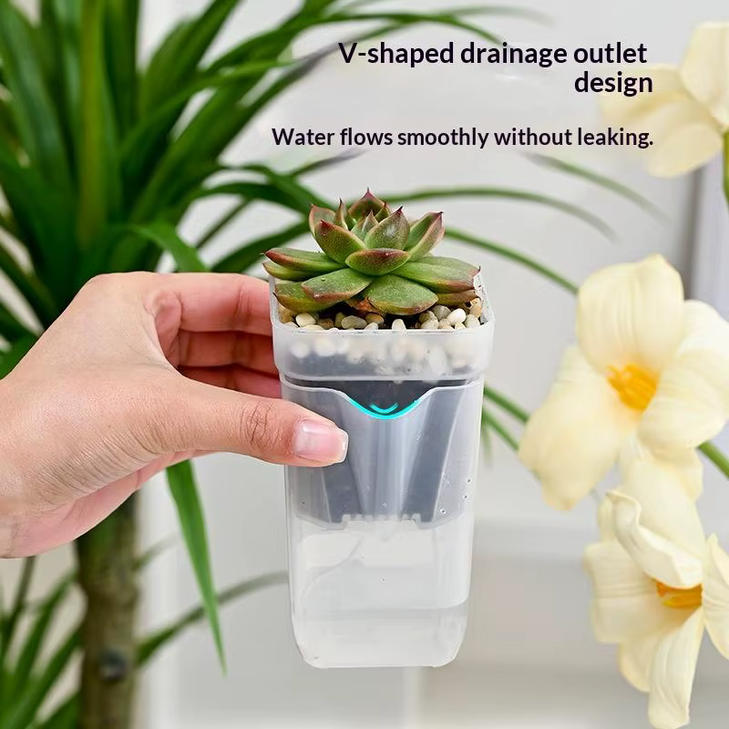 Pots auto-arrosants, pots de pépinière avec trous de drainage