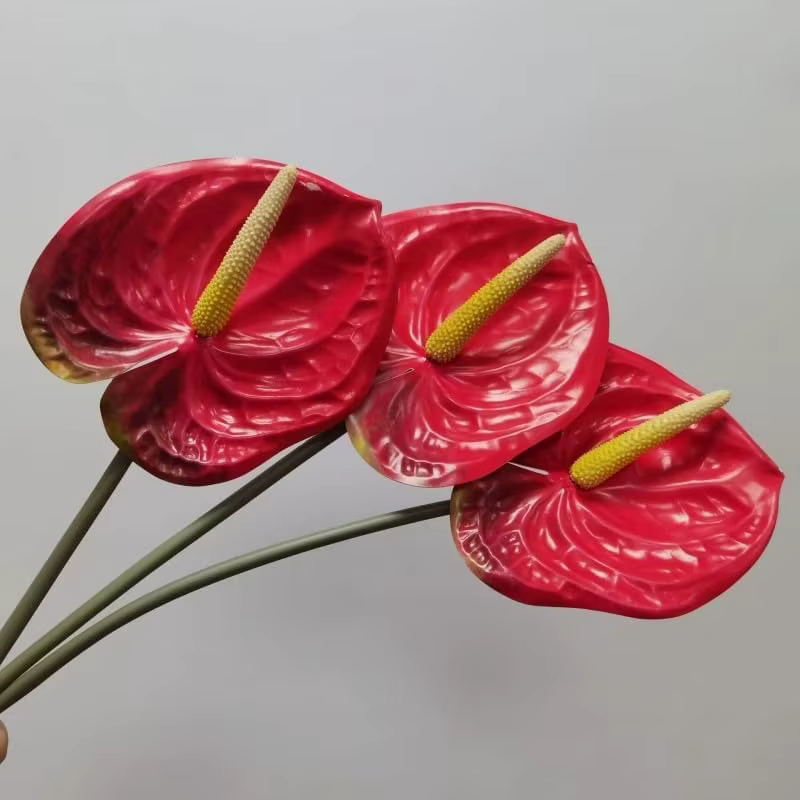 Bouquet de fleurs de lys artificiels PU 60cm