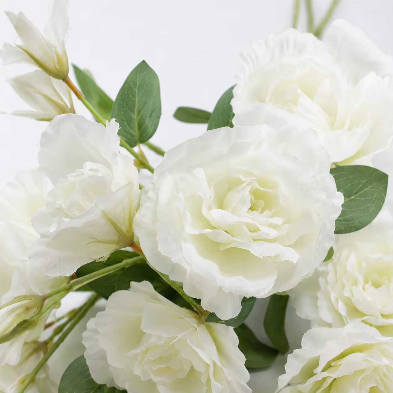 Fleurs artificielles Lisianthus 70cm 4/10 pièces