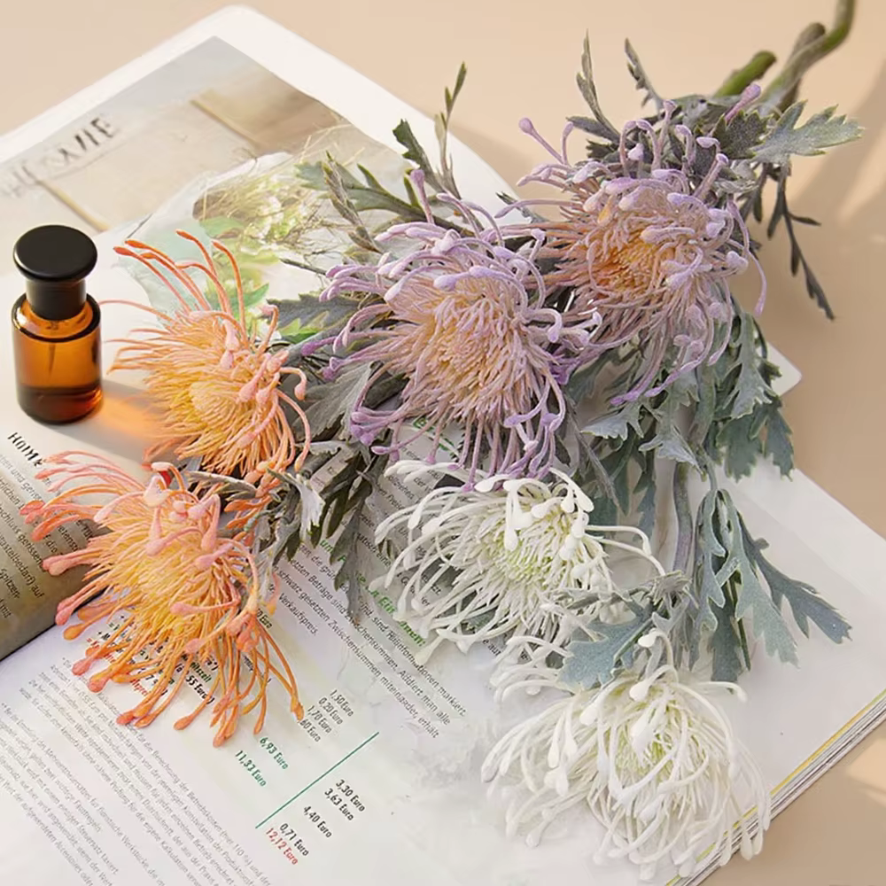 Branche de fleurs artificielles