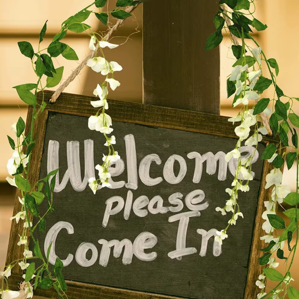 Plante artificielle Fleur Hortensia Feuille Vigne Décoration De Mariage Faux Plantes Arrangement Mural Maison Chambre Accessoires En Plein Air Arc