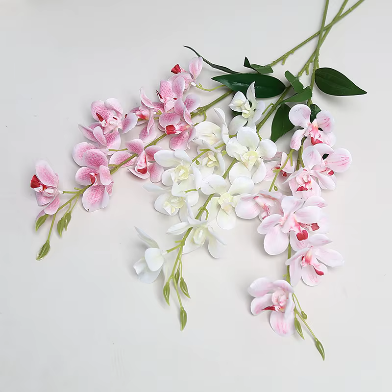 12 pièces de fleurs artificielles en soie