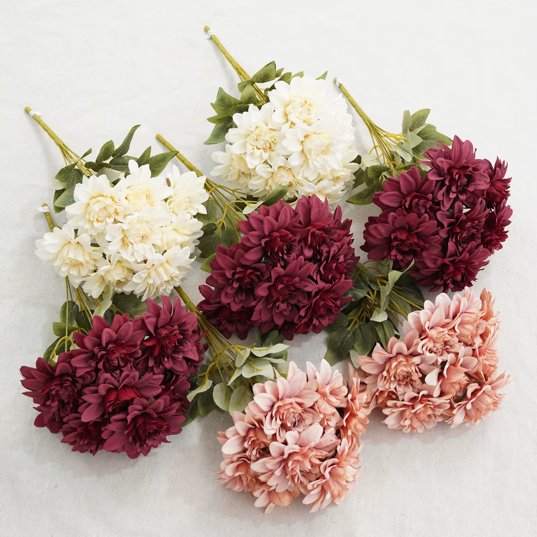 Fleur artificielle XUELY X8413 Dahlia pour arrangement floral