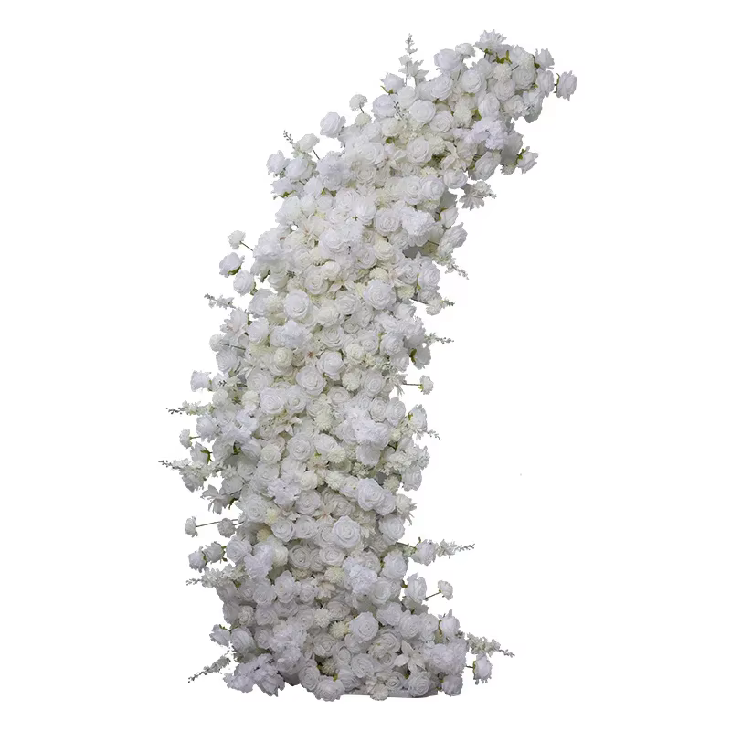 Arche de fleurs artificielles décorative