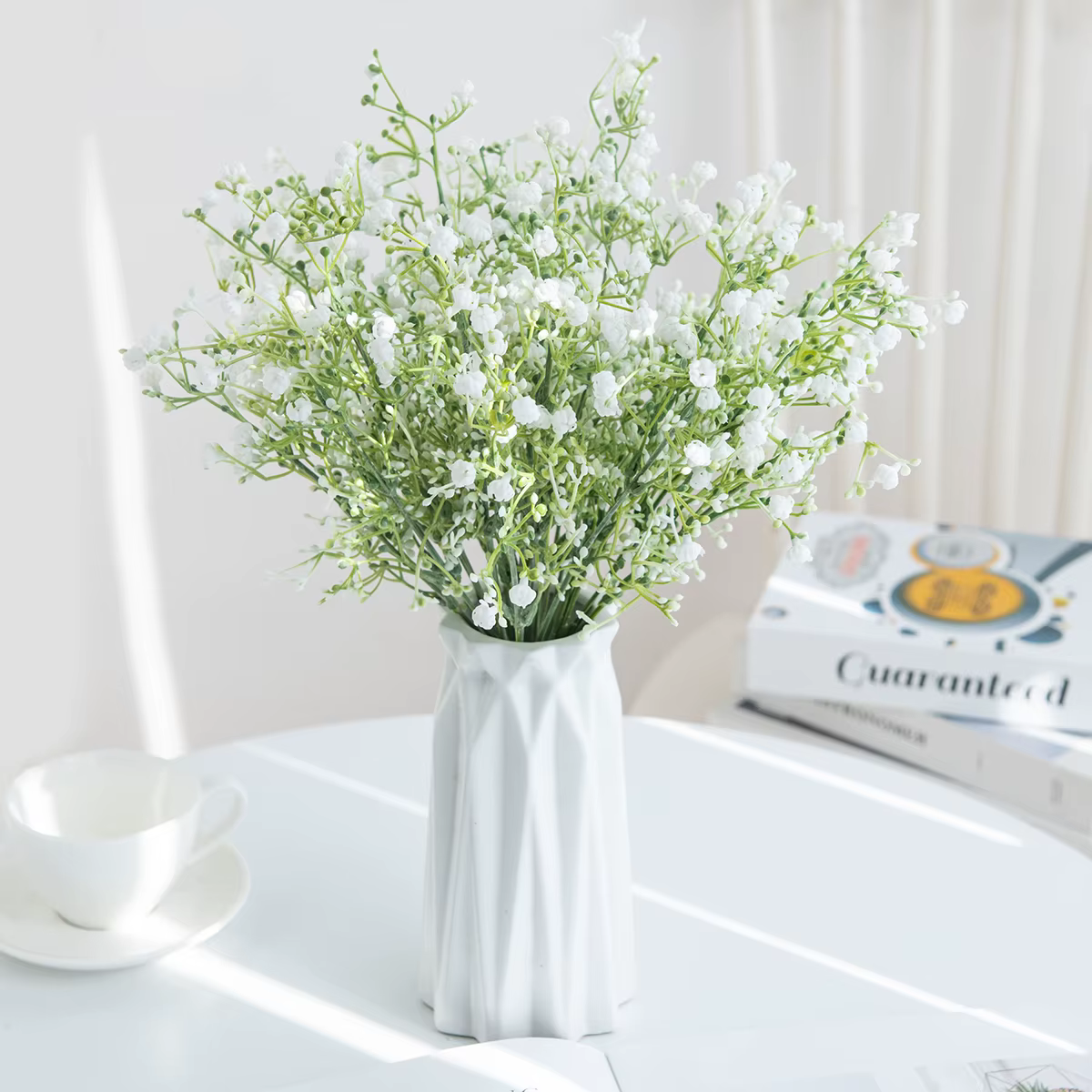 Fleur artificielle Gypsophile de haute qualité pour bouquet de mariée