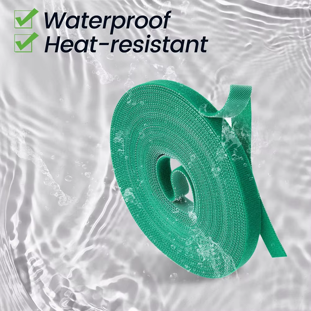 Attaches Réutilisables pour Plantes Grimpantes de 10 m – Sangles en Nylon pour Soutien de Tomates