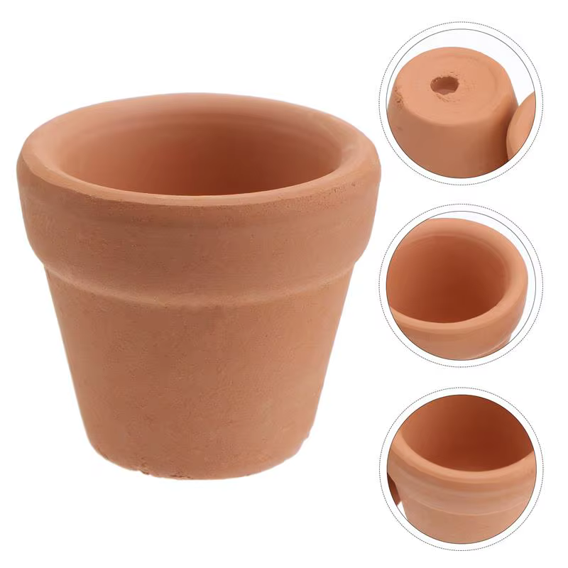 Poterie en céramique 3x3cm