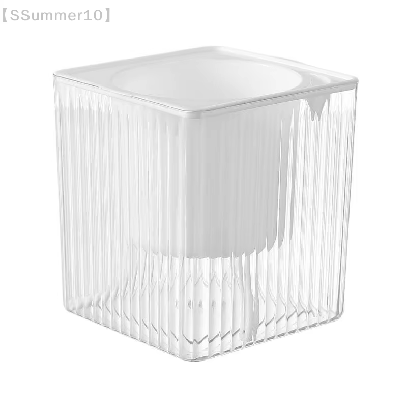 【SSummer10】Pot à fleurs carré auto-arrosant avec panier intérieur