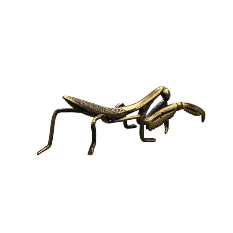 Ornement miniature Mantis en cuivre