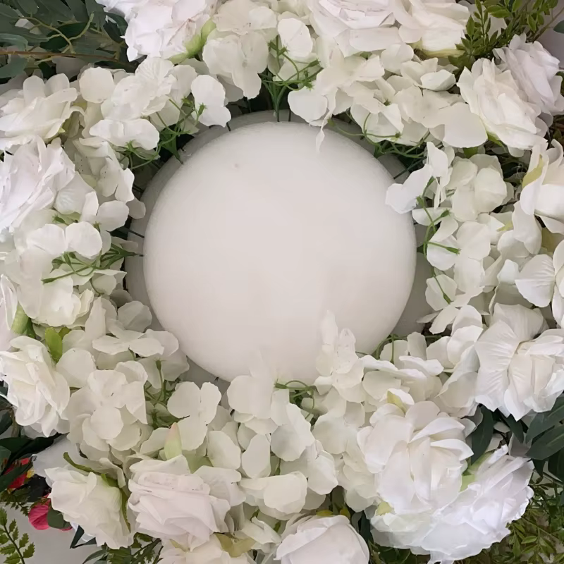 Boules d'hortensia élégantes en forme de Rose