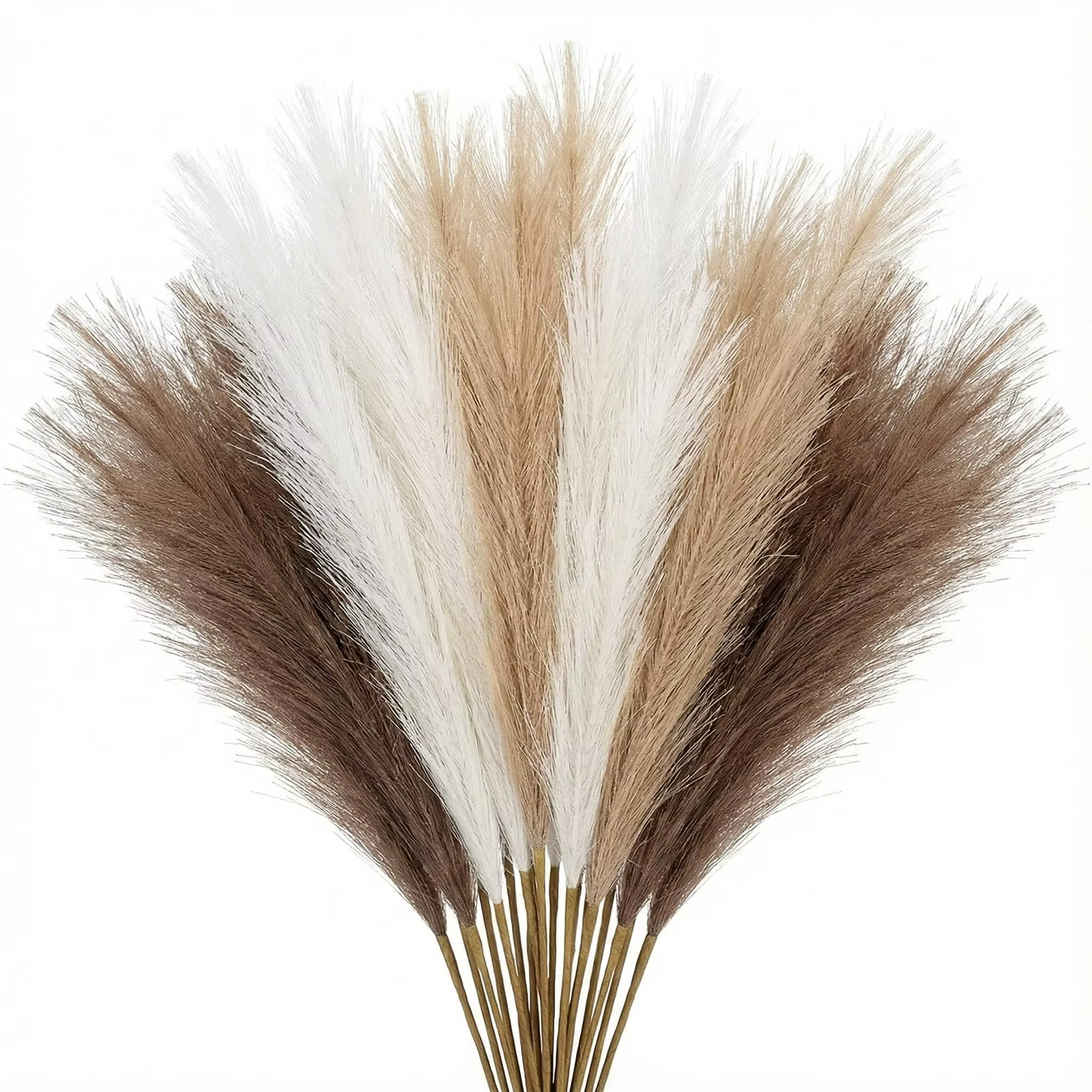 10/30 pièces d'herbe de la pampa artificielle de 20 pouces