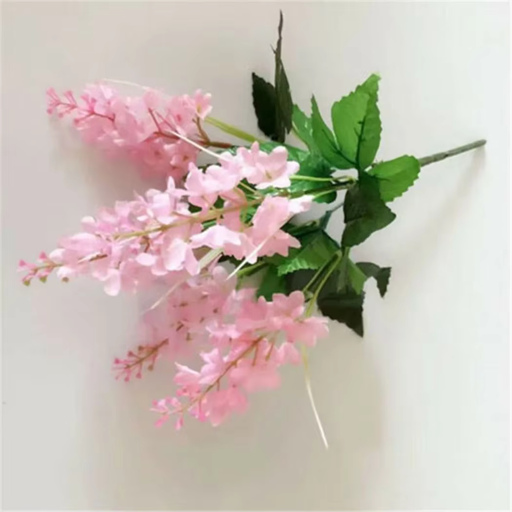 Fleur artificielle en jacinthe à 5 têtes