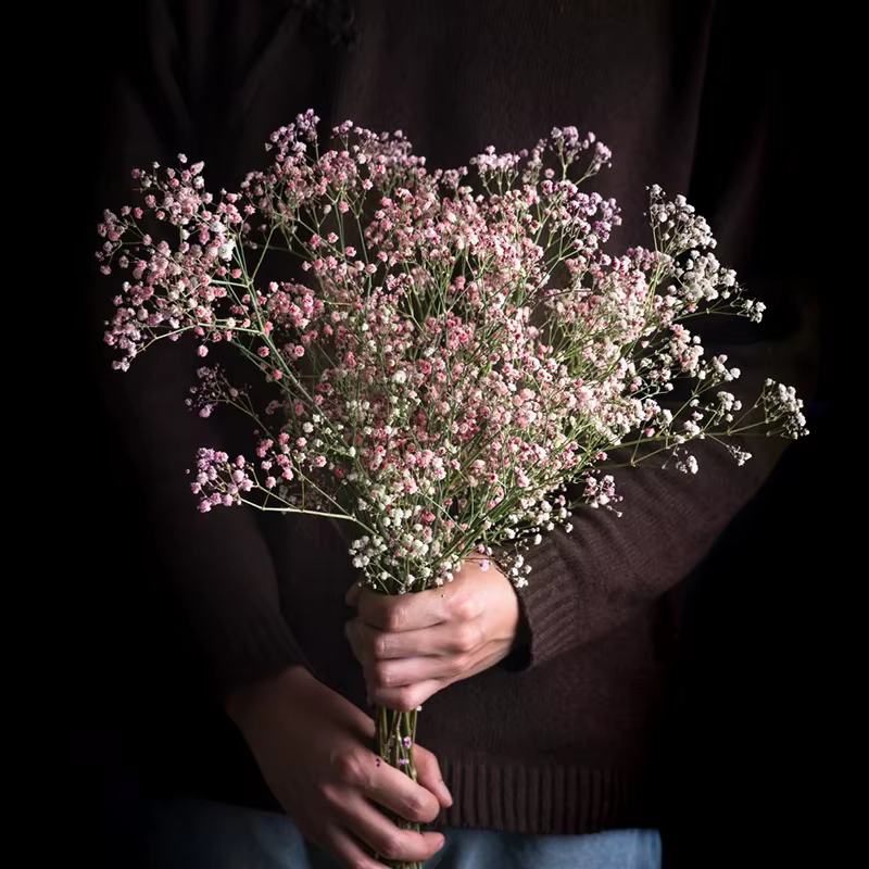 Fleur artificielle en plastique Gypsophila pour extérieur