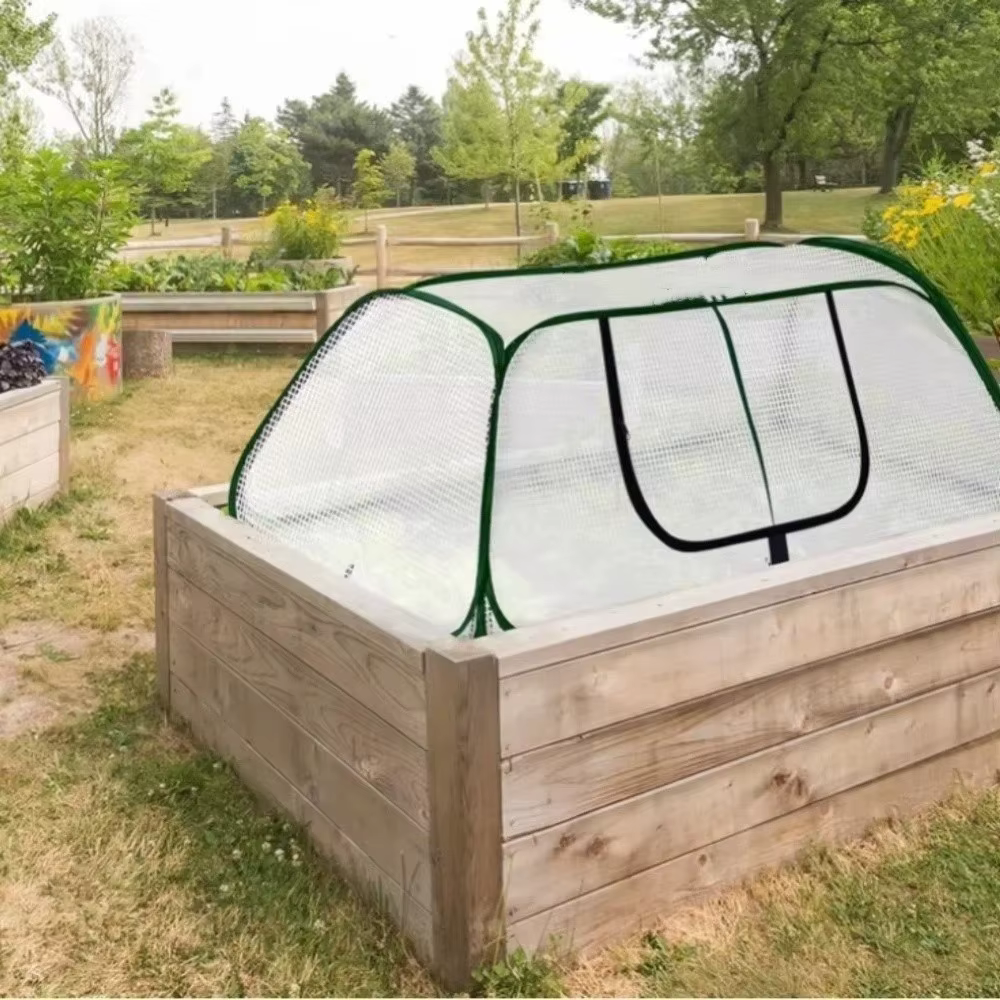 Couverture de protection pour plantes en PVC transparent
