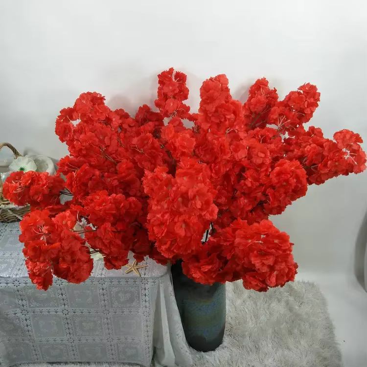 Branches de fleurs artificielles, 110cm, décoration pour la maison, mariage