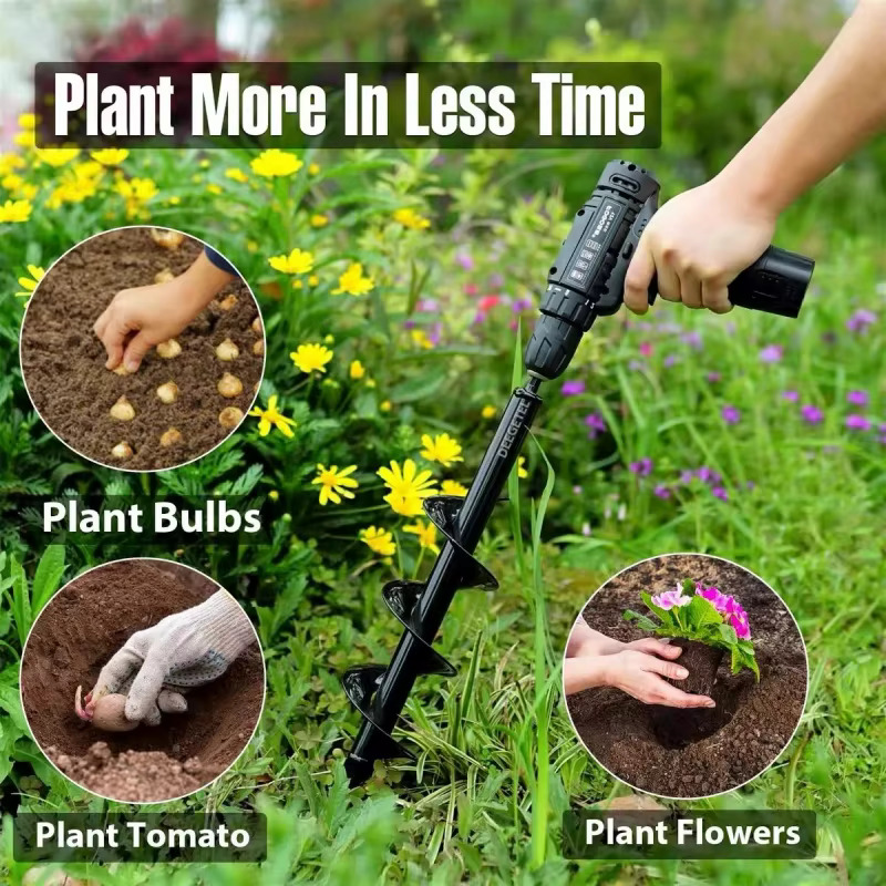Perceuse hélicoïdale pour vecdes légumes