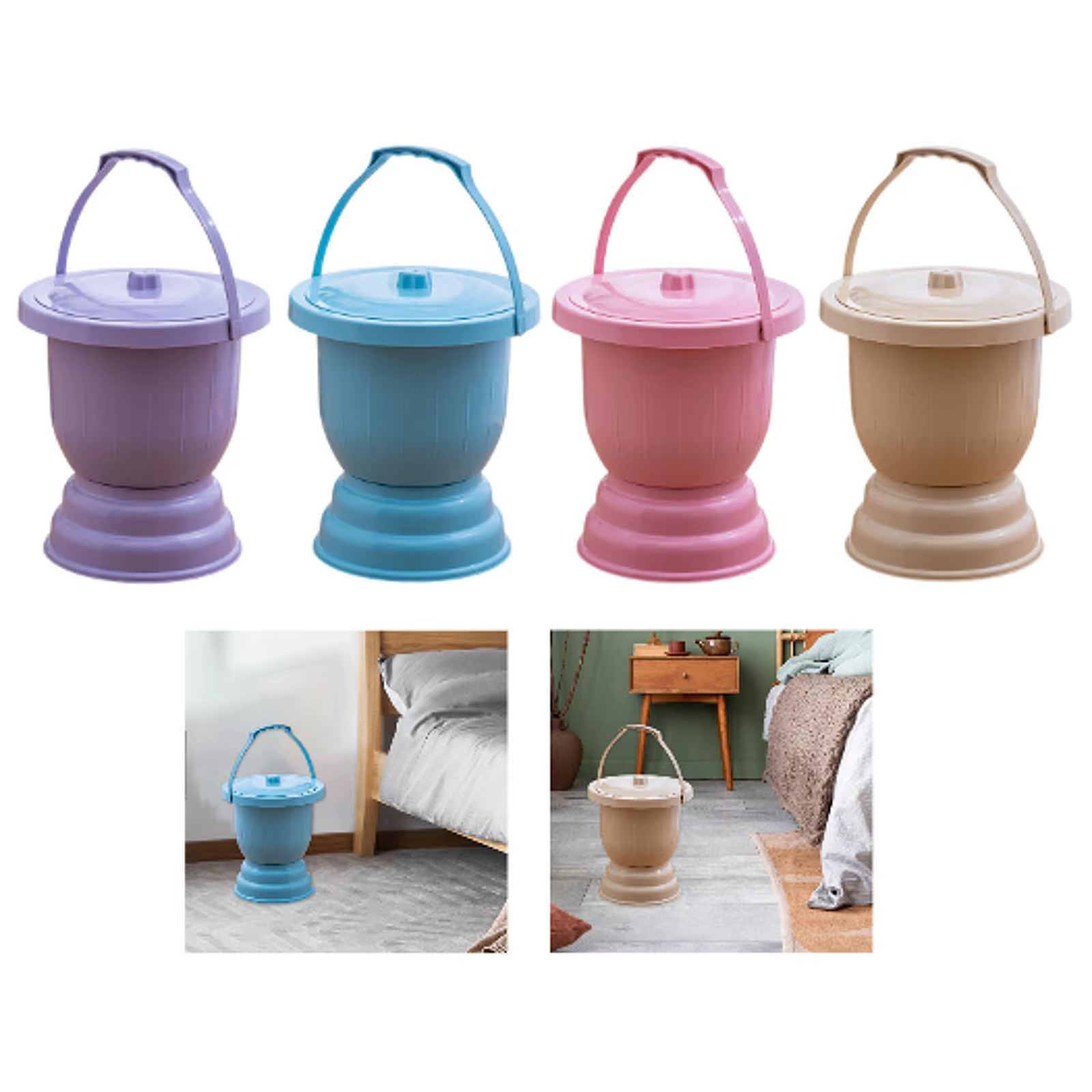 Urinoir, pot de nuit, récipient à urine, bouteille d'urine, pot de toilette, seau à urine pour la maison, les voyages, la voiture, le camping, les enfants et les adultes
