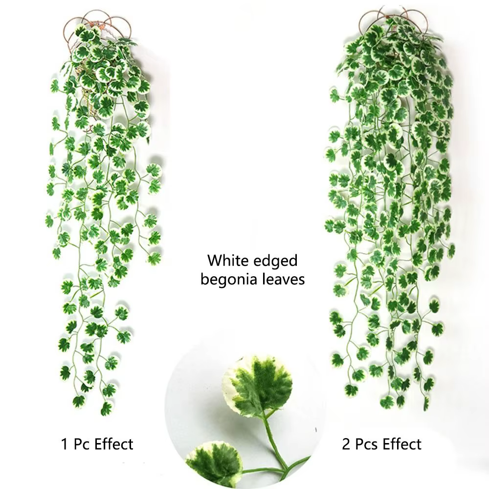 Décor à la maison vigne traînant verdure fausses feuilles plantes suspendues artificielles