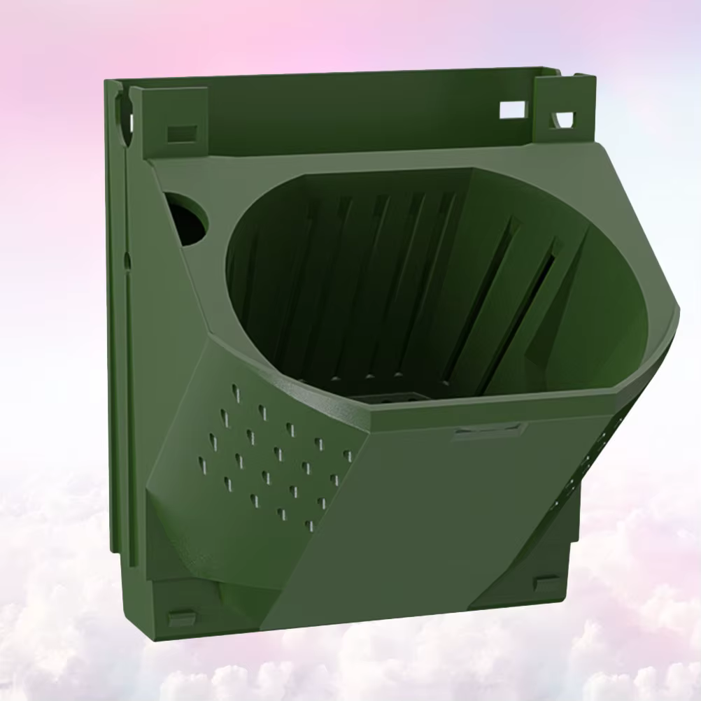 1 pot de jardinage vertical mural en PP avec trous de drainage
