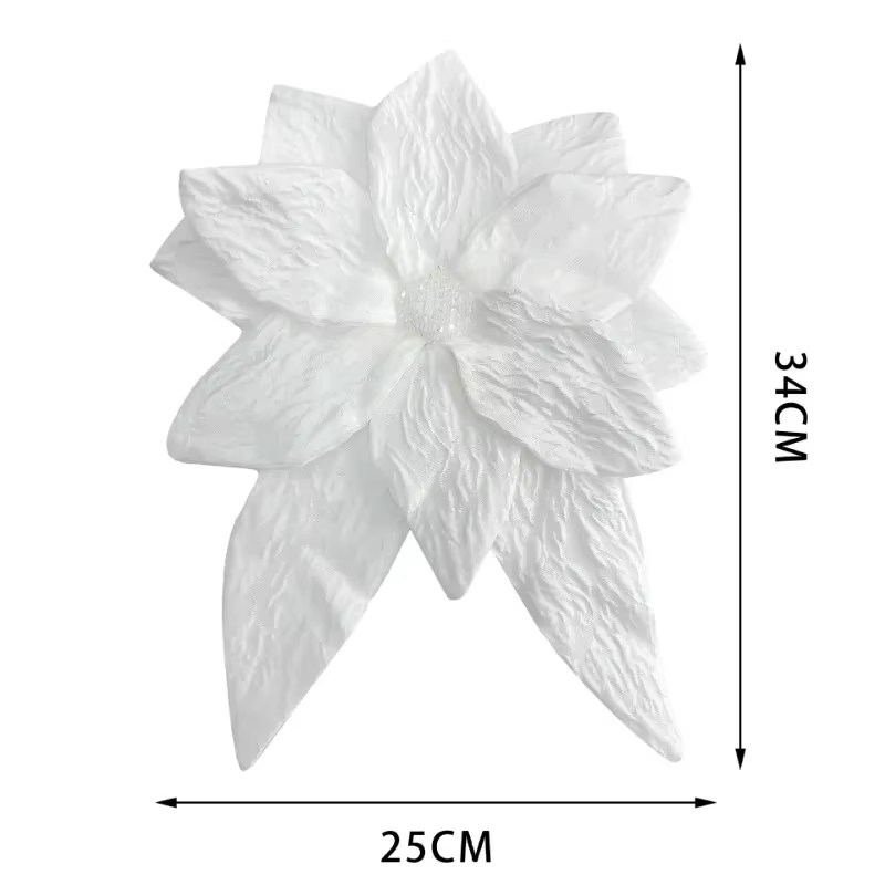 Broches à grandes fleurs plissées en tissu Vintage, épingles à revers élégantes à la mode pour femmes, accessoires de décoration pour vêtements